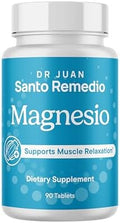 Santo Remedio Magnesio Citrato 300 mg, Suplemento Dietético para Relajación Muscular, 90 Tabletas sin Sabores ni Colores Artificiales - imagen 1