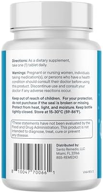 Santo Remedio Magnesio Citrato 300 mg, Suplemento Dietético para Relajación Muscular, 90 Tabletas sin Sabores ni Colores Artificiales - imagen 7