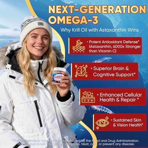 Gomitas de Aceite de Kril Antártico Liposomal Omega 3 2000mg - Absorción Celular de Omega-3 con EPA, DHA y Astaxantina - Soporte Antioxidante y - imagen 4