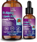 R Ácido Lipoico R 600mg Gotas Líquidas para Neuropatía, Suplemento Avanzado 11-en-1 con Benfotiamina, Acetil L-Carnitina y Vitamina C E para Salud - imagen 1