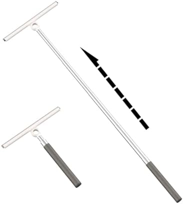 Limpiaparabrisas Pawy Pawy para Puertas de Cristal, Squeegee Telescópico 2 en 1 con Paño de Microfibra para Baño, Azulejos y Parabrisas de Auto - imagen 6