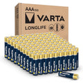 Baterías Varta Longlife AAA (Paquete de 100), Batería Alcalina Triple A - imagen 1