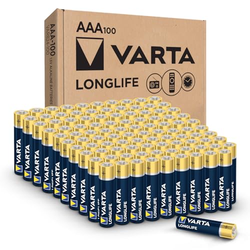 Baterías Varta Longlife AAA (Paquete de 100), Batería Alcalina Triple A - imagen 3