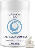 Lunakai PRO Suplemento Complejo de Magnesio 7 en 1 para Mujeres y Hombres - 405mg con B6 P-5-P para Soporte de Músculos, Sueño, Estrés y Energía, 60 - imagen 1