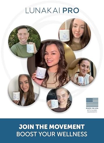 Lunakai PRO Suplemento Complejo de Magnesio 7 en 1 para Mujeres y Hombres - 405mg con B6 P-5-P para Soporte de Músculos, Sueño, Estrés y Energía, 60 - imagen 4
