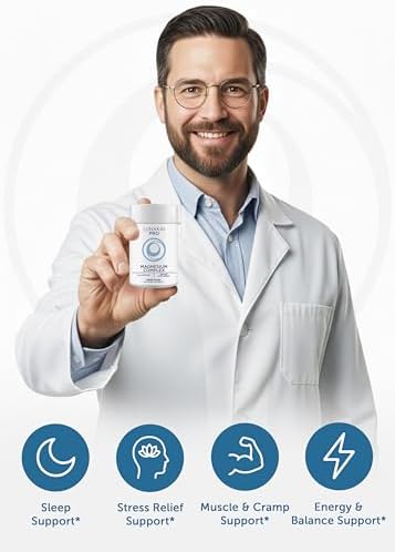 Lunakai PRO Suplemento Complejo de Magnesio 7 en 1 para Mujeres y Hombres - 405mg con B6 P-5-P para Soporte de Músculos, Sueño, Estrés y Energía, 60 - imagen 8