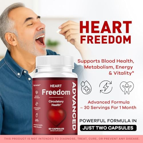 Heart Freedom - Cápsulas Heart Freedom, Píldoras Oficiales con Ingredientes Naturales - Fórmula Avanzada de Máxima Potencia para la Salud y - imagen 2