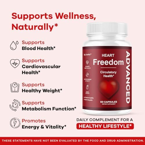 Heart Freedom - Cápsulas Heart Freedom, Píldoras Oficiales con Ingredientes Naturales - Fórmula Avanzada de Máxima Potencia para la Salud y - imagen 3
