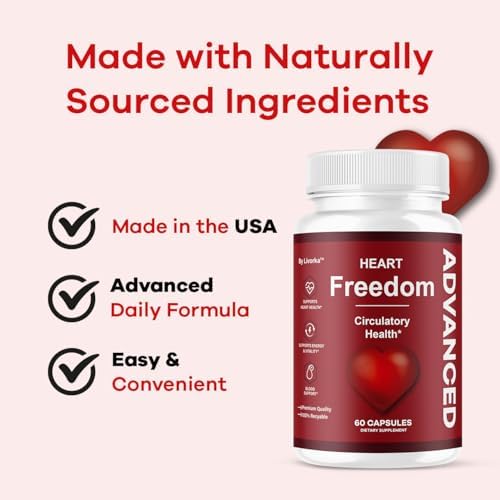 Heart Freedom - Cápsulas Heart Freedom, Píldoras Oficiales con Ingredientes Naturales - Fórmula Avanzada de Máxima Potencia para la Salud y - imagen 5
