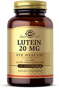 Solgar Luteína 20 mg, 60 Cápsulas Blandas - Apoya la Salud Visual - Filtra Luz Azul - Contiene Luteína FloraGLO - Sin OGM, Sin Gluten, Sin Lácteos - - imagen 1