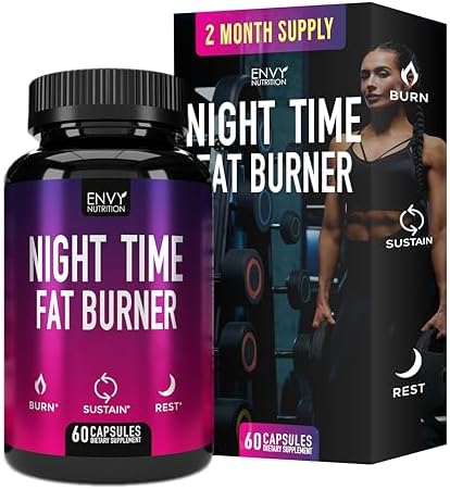 Suplementos Quemadores de Grasa Nocturnos con Extracto de Grano de Café Verde - 60 Cápsulas - imagen 1