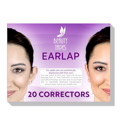 Corrector de Orejas EARLAP, 20 Cintas Adhesivas para Orejas, Soluciona el Problema de Orejas Prominentes, Correctores Estéticos Cosméticos, - imagen 1
