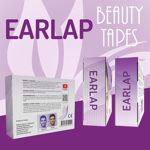 Corrector de Orejas EARLAP, 20 Cintas Adhesivas para Orejas, Soluciona el Problema de Orejas Prominentes, Correctores Estéticos Cosméticos, - imagen 2
