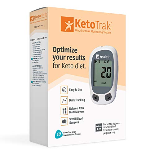 Kit de Prueba de Cetonas en Sangre KetoTrak, 1 Medidor, 10 Tiras de Cetonas, 1 Dispositivo de Punción, 10 Lancetas, Optimiza tus Resultados en la - imagen 6