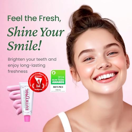 Set de Viaje EUTHYMOL para Blanqueamiento (1.4 oz de Pasta Dental + 1 Cepillo) – Aprobado por TSA, Remoción de Manchas en 2 Semanas, Frescura - imagen 4