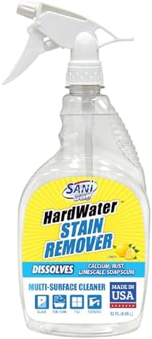 Limpiador de Manchas de Agua Dura SANI 360° (32 oz) - Sellador y Limpiador Multi-Superficie en 60 Segundos. Reduce acumulación, cal, óxido y residuos - imagen 1