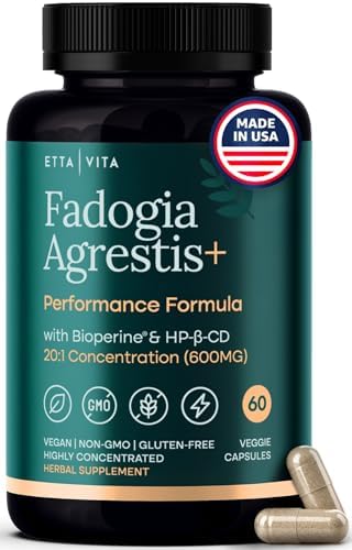 Fadogia Agrestis Orgánica 600mg para Soporte Natural de Testosterona (2X Más Pura - 3X Más Absorbente) Aprobada por Atletas - 60 Cápsulas - imagen 1