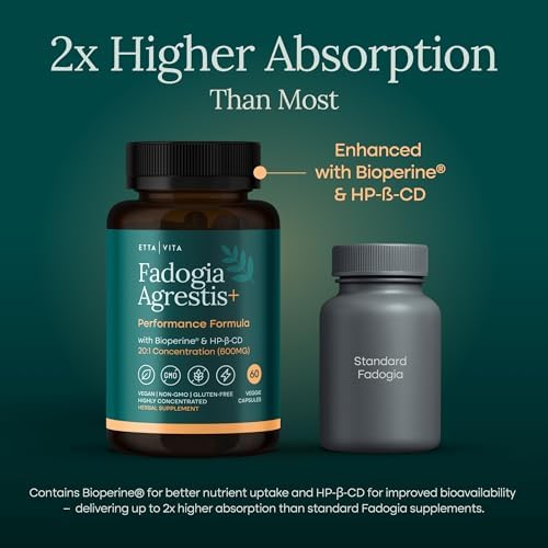Fadogia Agrestis Orgánica 600mg para Soporte Natural de Testosterona (2X Más Pura - 3X Más Absorbente) Aprobada por Atletas - 60 Cápsulas - imagen 5