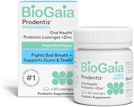 BioGaia Prodentis Aliento Fresco | Probióticos Orales + Zinc | Combate Mal Aliento y Halitosis | Mejora el Aliento Fresco | Promueve Encías y Dientes - imagen 1