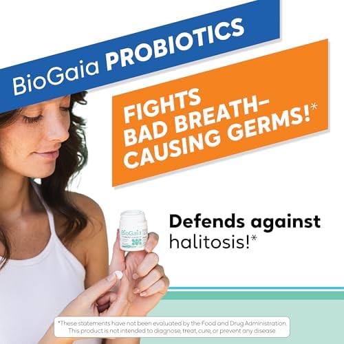 BioGaia Prodentis Aliento Fresco | Probióticos Orales + Zinc | Combate Mal Aliento y Halitosis | Mejora el Aliento Fresco | Promueve Encías y Dientes - imagen 3
