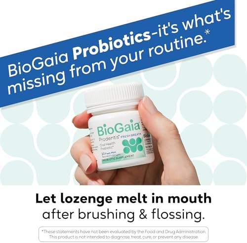 BioGaia Prodentis Aliento Fresco | Probióticos Orales + Zinc | Combate Mal Aliento y Halitosis | Mejora el Aliento Fresco | Promueve Encías y Dientes - imagen 7