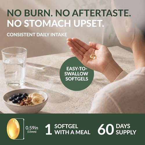 Cápsulas de Aceite de Orégano AROMAVITA – Softgels de Aceite de Orégano Orgánico (86–90% Carvacrol) – Suplemento Vegano para Salud Digestiva – 60 - imagen 5