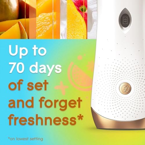 Recarga de Spray Automático Glade, Mango Poderoso, Ambientador Aromático para Hogar y Baño, 6.2 Oz, Paquete de 6 - imagen 5