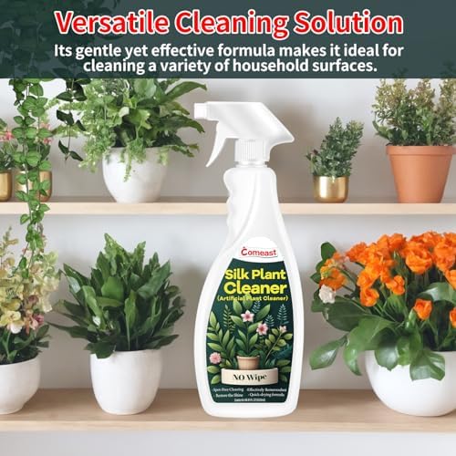 Limpiador en Spray para Plantas de Seda Comeast, Sin Necesidad de Pasar, 16.91 Fl oz, Elimina Polvo de Plantas Artificiales y Flores de Seda - imagen 3