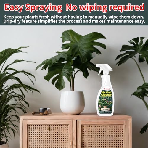 Limpiador en Spray para Plantas de Seda Comeast, Sin Necesidad de Pasar, 16.91 Fl oz, Elimina Polvo de Plantas Artificiales y Flores de Seda - imagen 5