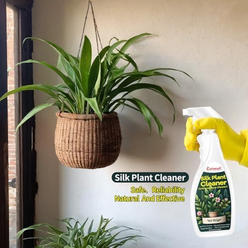 Limpiador en Spray para Plantas de Seda Comeast, Sin Necesidad de Pasar, 16.91 Fl oz, Elimina Polvo de Plantas Artificiales y Flores de Seda - imagen 6