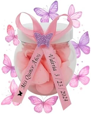 Listones Personalizados para Baby Shower o Boda - Cinta con Nombre Hecha a Medida, 50 o 100 Unidades, Lazos Armados y Alfileres de Seguridad - imagen 4