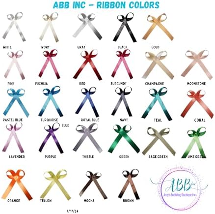 Listones Personalizados para Baby Shower o Boda - Cinta con Nombre Hecha a Medida, 50 o 100 Unidades, Lazos Armados y Alfileres de Seguridad - imagen 7