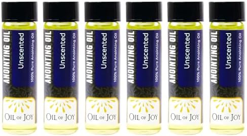 Aceite de Unción Sin Fragancia para Oraciones 1/4oz Paquete de 6 de Oil of Joy, Representa el Espíritu Santo, Paz, Fuerza, Bendiciones y Purificación - imagen 1