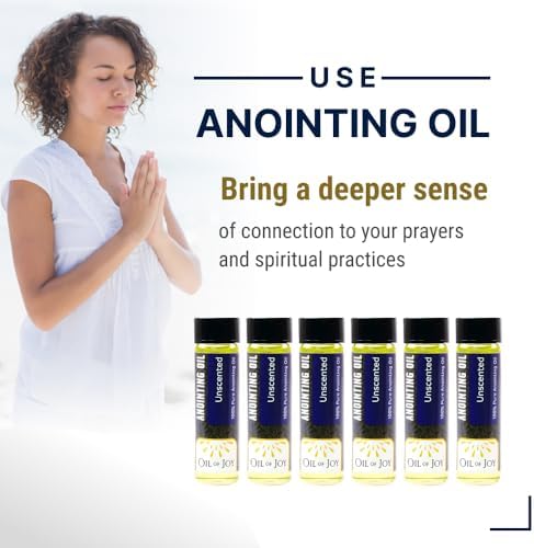Aceite de Unción Sin Fragancia para Oraciones 1/4oz Paquete de 6 de Oil of Joy, Representa el Espíritu Santo, Paz, Fuerza, Bendiciones y Purificación - imagen 2