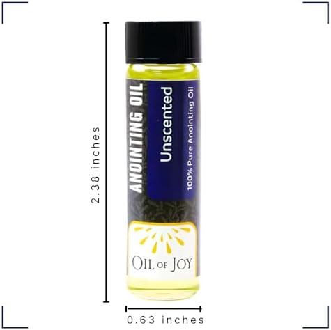 Aceite de Unción Sin Fragancia para Oraciones 1/4oz Paquete de 6 de Oil of Joy, Representa el Espíritu Santo, Paz, Fuerza, Bendiciones y Purificación - imagen 4