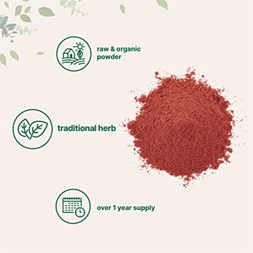 Polvo de Arroz Rojo de Levadura Orgánica, 8 Onzas (Suministro para 1 Año), No GMO, Apto para Veganos - imagen 3