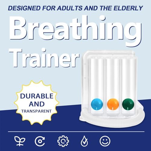 Dispositivo de Ejercicio para Pulmones, Entrenador de Respiración, Diseño de 3 Bolas para Entrenamiento Suave y Recuperación, Fácil de Limpiar - imagen 5