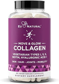 Píldoras de Colágeno Move & Glow para Mujeres y Hombres - Multi-Colágeno Vegetariano (Tipo I-V-X) con 9 Superalimentos para la Piel y Articulaciones - imagen 1