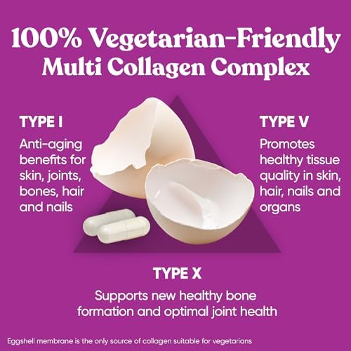 Píldoras de Colágeno Move & Glow para Mujeres y Hombres - Multi-Colágeno Vegetariano (Tipo I-V-X) con 9 Superalimentos para la Piel y Articulaciones - imagen 4