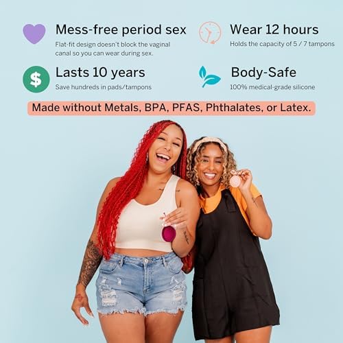 Discos Menstruales Pixie 2 para Cuidado Femenino - Silicona Médica 100% - El más Suave y Reutilizable - Se Retira como un Tampón - Dura 12 Horas - - imagen 3