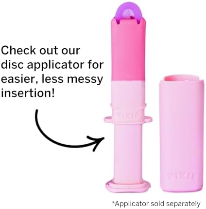 Discos Menstruales Pixie 2 para Cuidado Femenino - Silicona Médica 100% - El más Suave y Reutilizable - Se Retira como un Tampón - Dura 12 Horas - - imagen 8