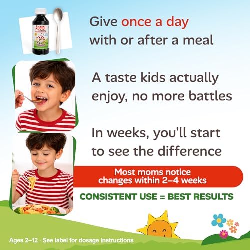 Apetol Estimulante del Apetito para Niños y Adultos | Jarabe Multivitamínico Líquido con Complejo B y Zinc | Suplemento Diario para Aumento de Peso | - imagen 4