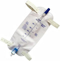 Paquete de 4 Bolsas de Drenaje Urinario Easy-Tap de 500 ML con Válvula Antirretroceso y Correas de Tela para Drenaje Fácil - imagen 1