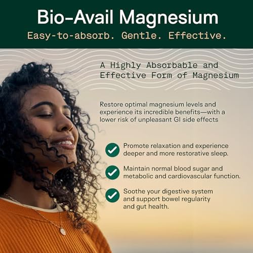Suplemento de Magnesio Glicinato Adapt Naturals, Alta Absorción y Biodisponibilidad, Apoya la Salud Digestiva, Sueño y Relajación - 30 Días - imagen 2