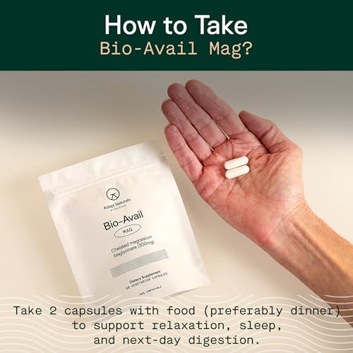 Suplemento de Magnesio Glicinato Adapt Naturals, Alta Absorción y Biodisponibilidad, Apoya la Salud Digestiva, Sueño y Relajación - 30 Días - imagen 7