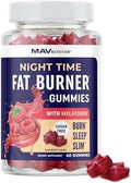 Gomitas para Quemar Grasa Nocturna con Melatonina para Sueño y Pérdida de Peso | Suplemento para Mujeres y Hombres | 60 piezas - imagen 1