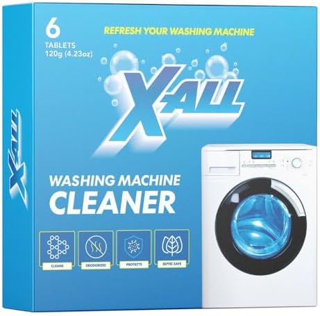 Limpiador de Lavadora X-ALL – Tabletas de Limpieza Profunda, Elimina Cal y Acumulación de Minerales – Ideal para Lavadoras de Carga Frontal y Superior - imagen 1