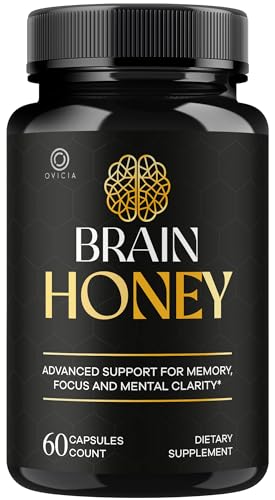 Cápsulas Brain Honey - Fórmula Avanzada de Soporte Cerebral con Ingredientes Naturales, 60 Cápsulas para 1 Mes de Salud y Bienestar General - imagen 1