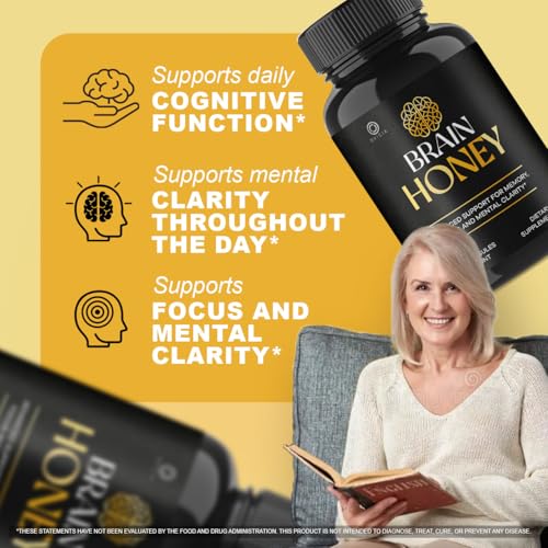 Cápsulas Brain Honey - Fórmula Avanzada de Soporte Cerebral con Ingredientes Naturales, 60 Cápsulas para 1 Mes de Salud y Bienestar General - imagen 4