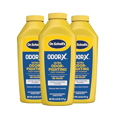 Polvo para Pies Dr. Scholl's Odor-X Ultra, 6.25 oz - Fórmula Sin Talco que Elimina Olores, Absorbe Sudor, Protección Todo el Día, Paquete de 3 - imagen 5